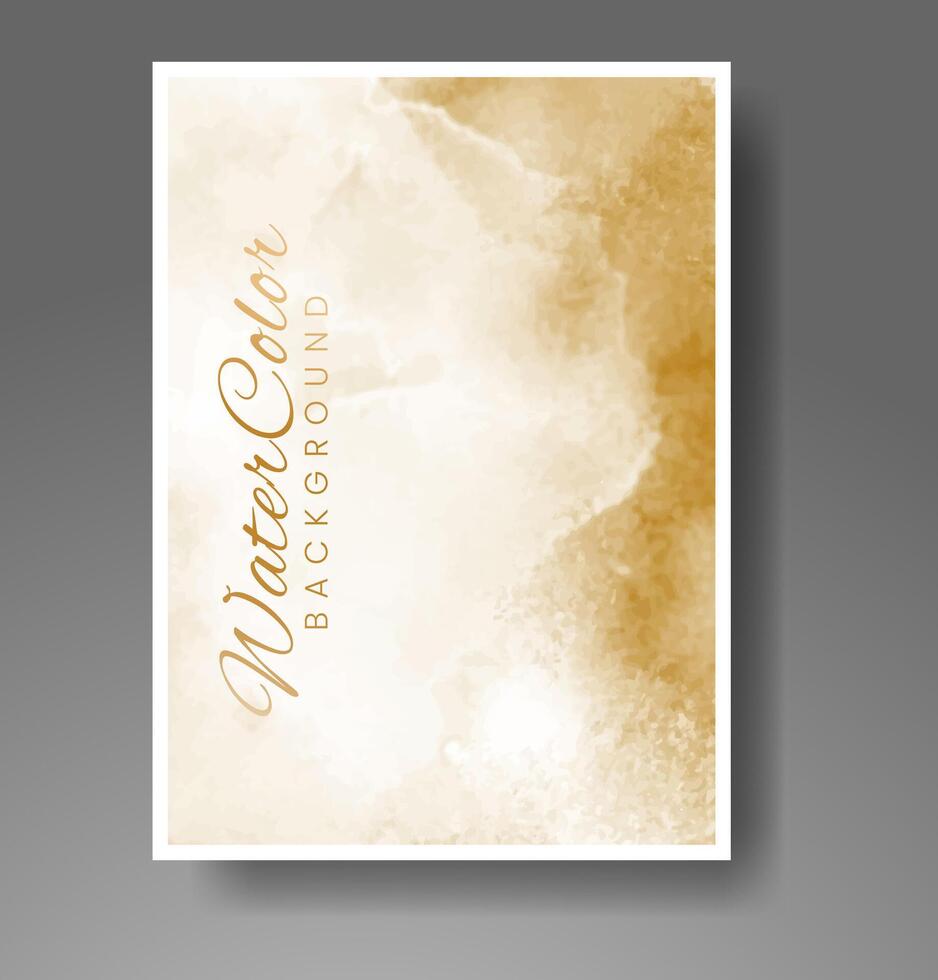 Cards with watercolor background. Design for your cover, date, postcard, banner, logo. vector