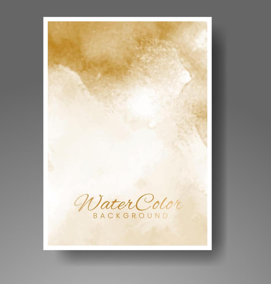 Cards with watercolor background. Design for your cover, date, postcard, banner, logo. vector