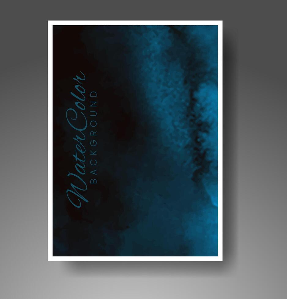 Cards with watercolor background. Design for your cover, date, postcard, banner, logo. vector