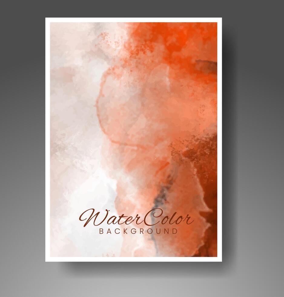 Cards with watercolor background. Design for your cover, date, postcard, banner, logo. vector