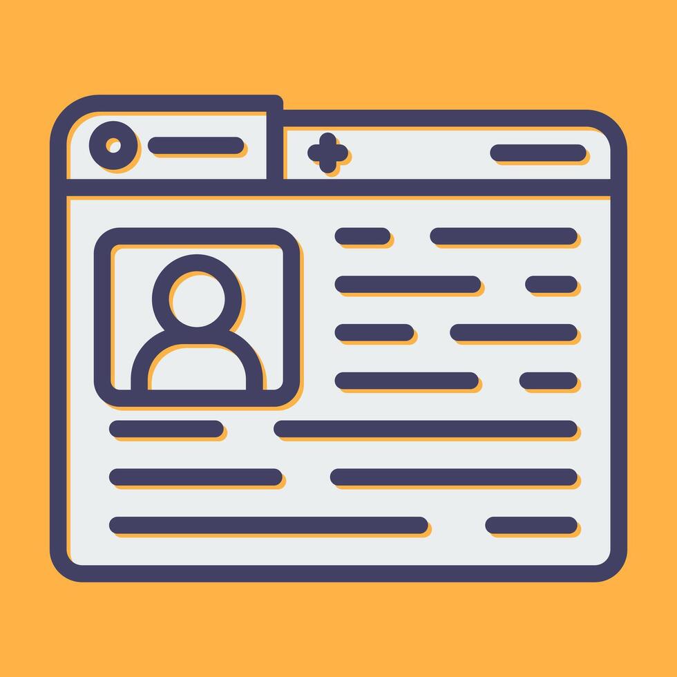 Profile Vector Icon