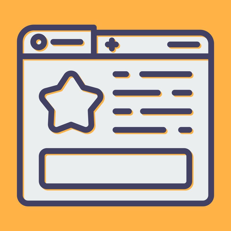 Favourite Page Vector Icon