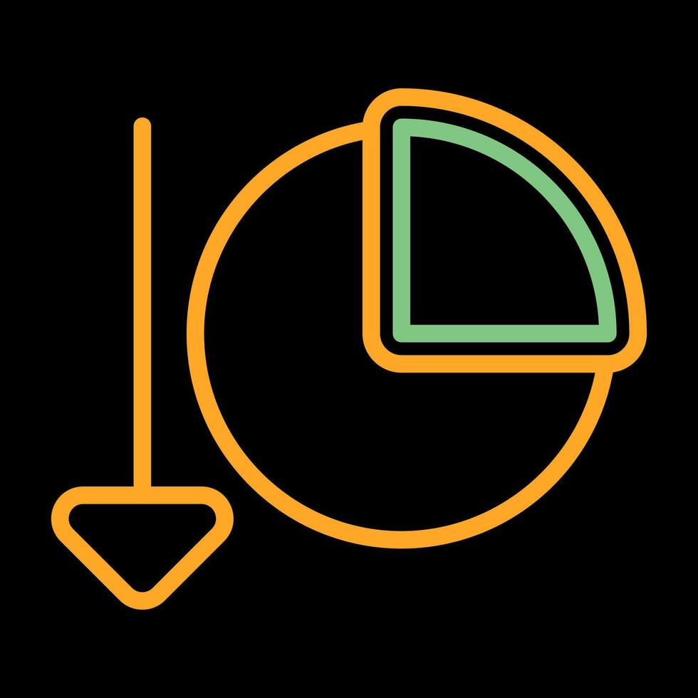 Chart Decreasing Vector Icon