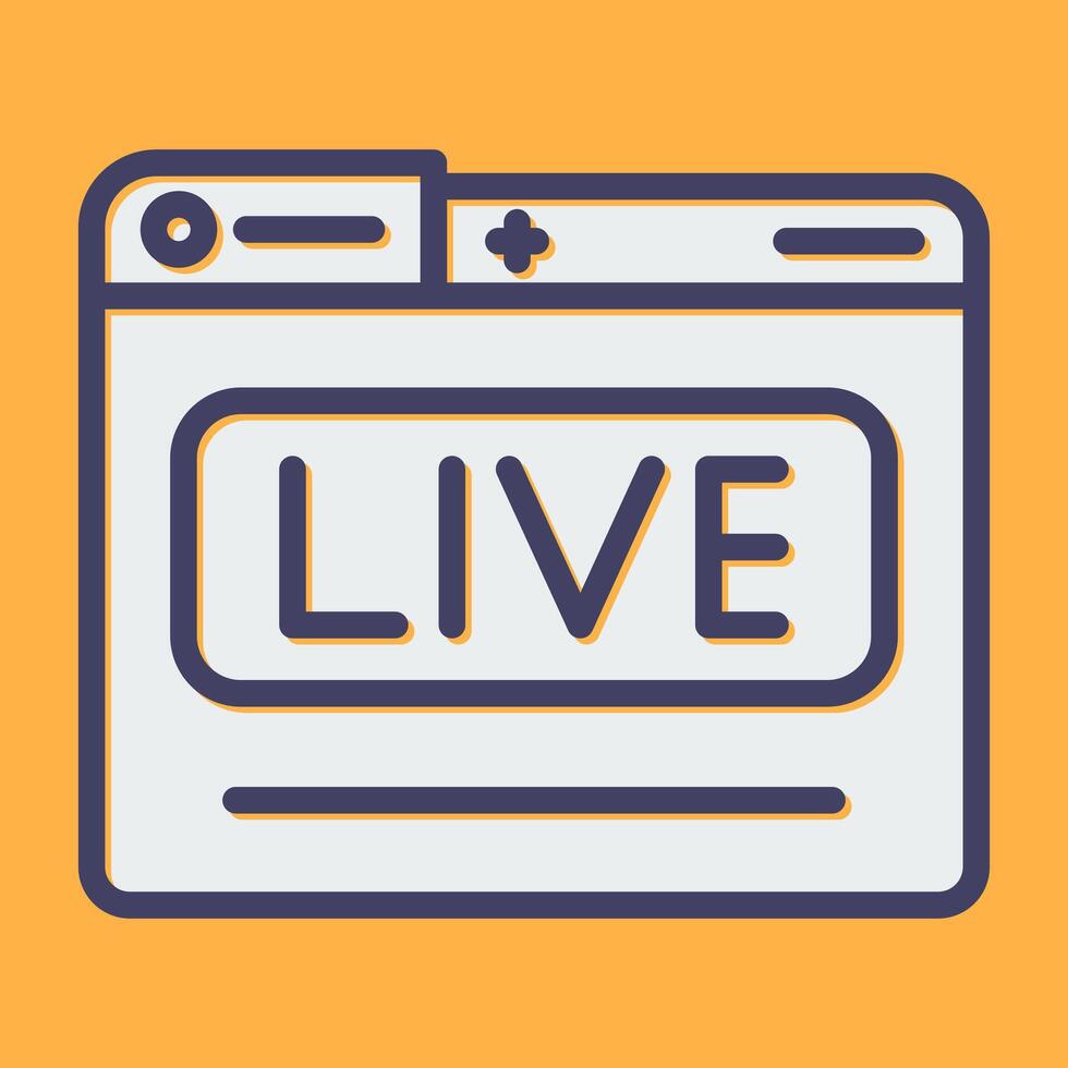 Live Stream Vector Icon