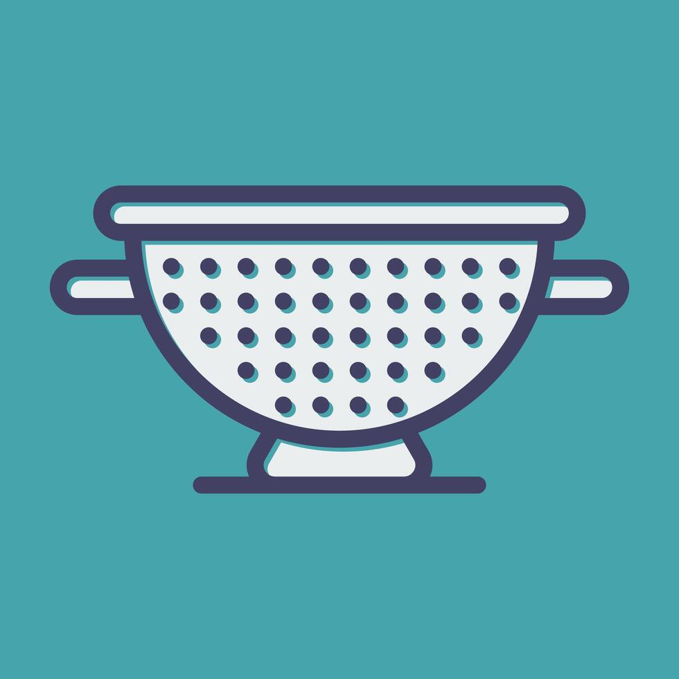 Colander Vector Icon