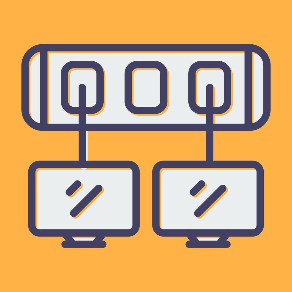 Network Switch Vector Icon