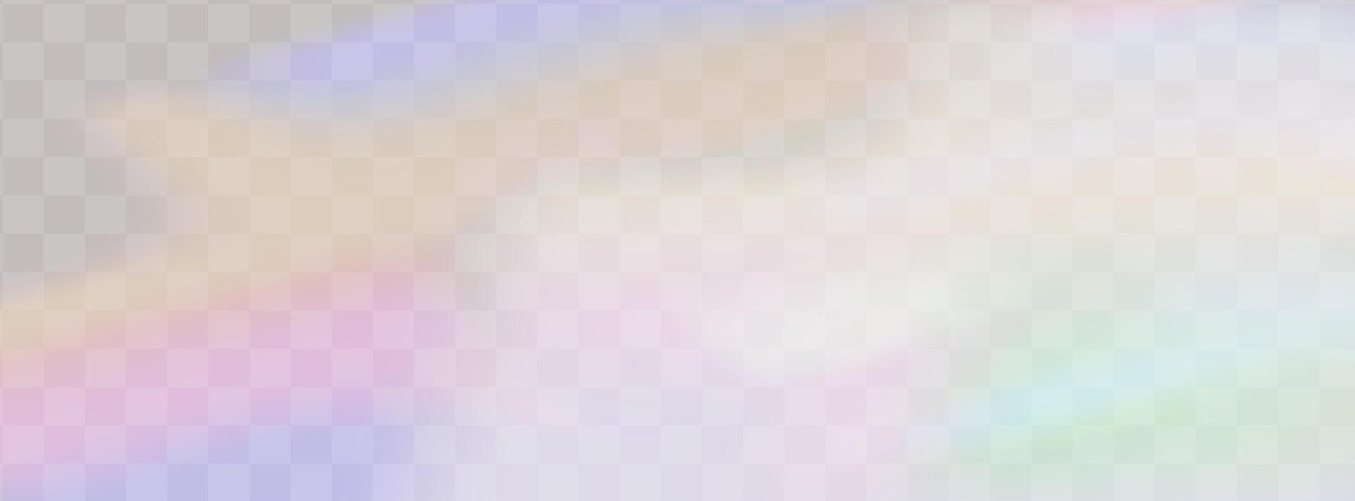 A set of colourful vector lens, crystal rainbow  light  and  flare transparent effects.Overlay for backgrounds.