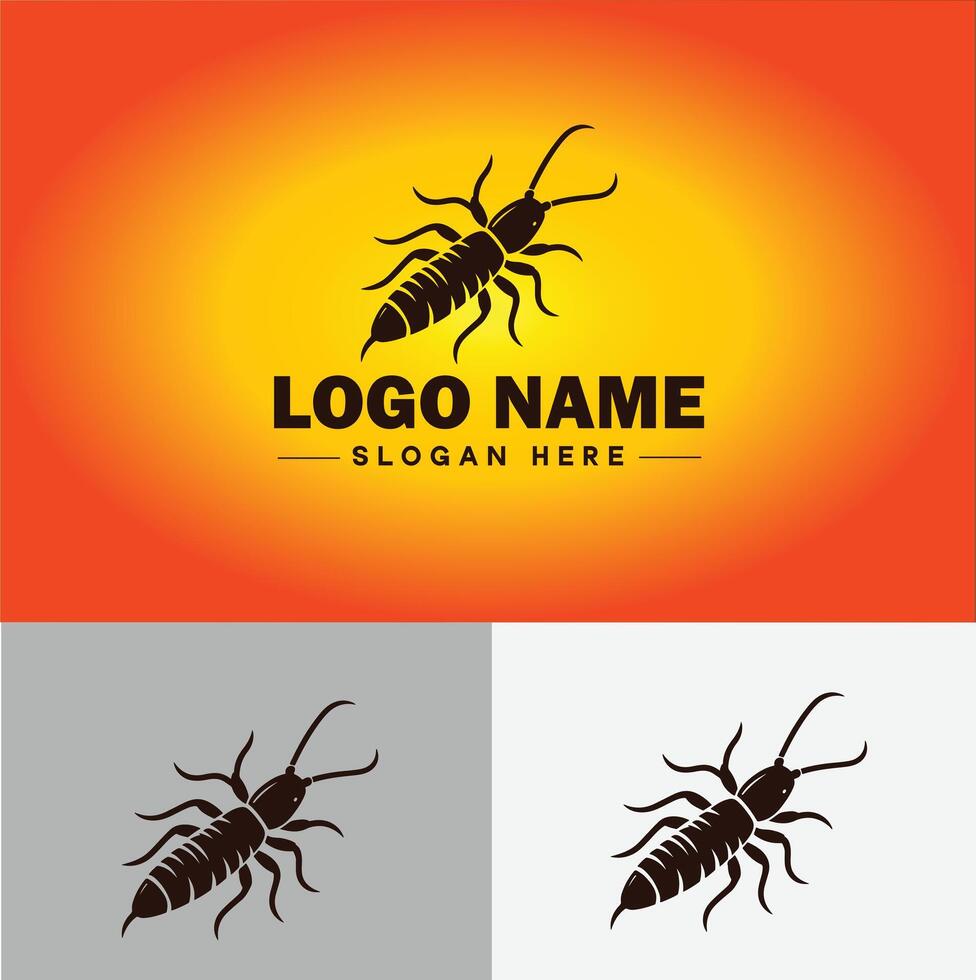Earwig logo vector art icon graphics for business brand icon earwig logo template