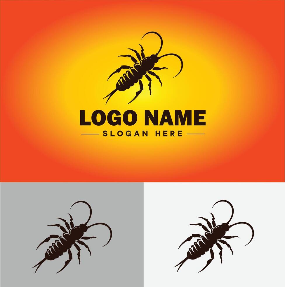 Earwig logo vector art icon graphics for business brand icon earwig logo template