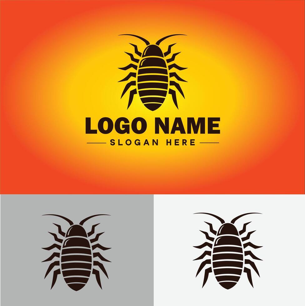 Earwig logo vector art icon graphics for business brand icon earwig logo template