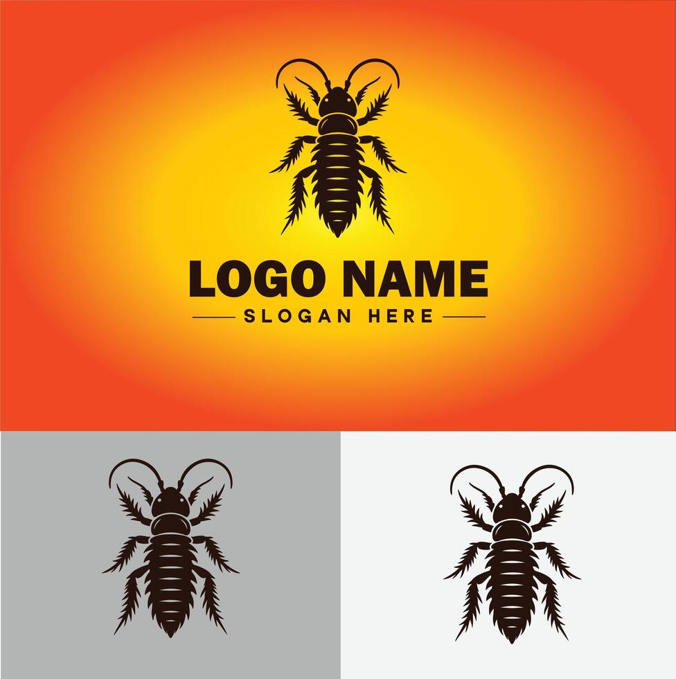 Earwig logo vector art icon graphics for business brand icon earwig logo template