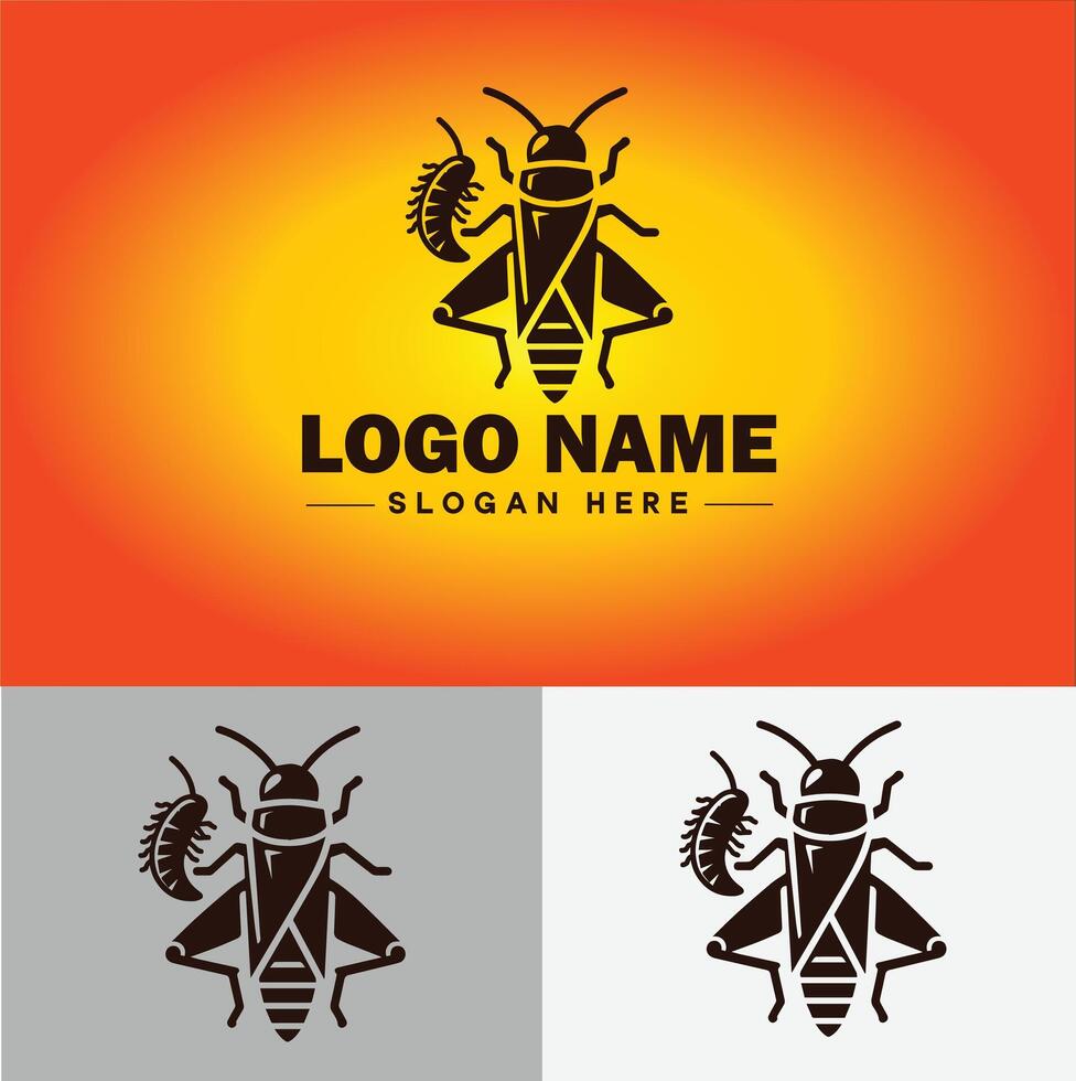 Earwig logo vector art icon graphics for business brand icon earwig logo template