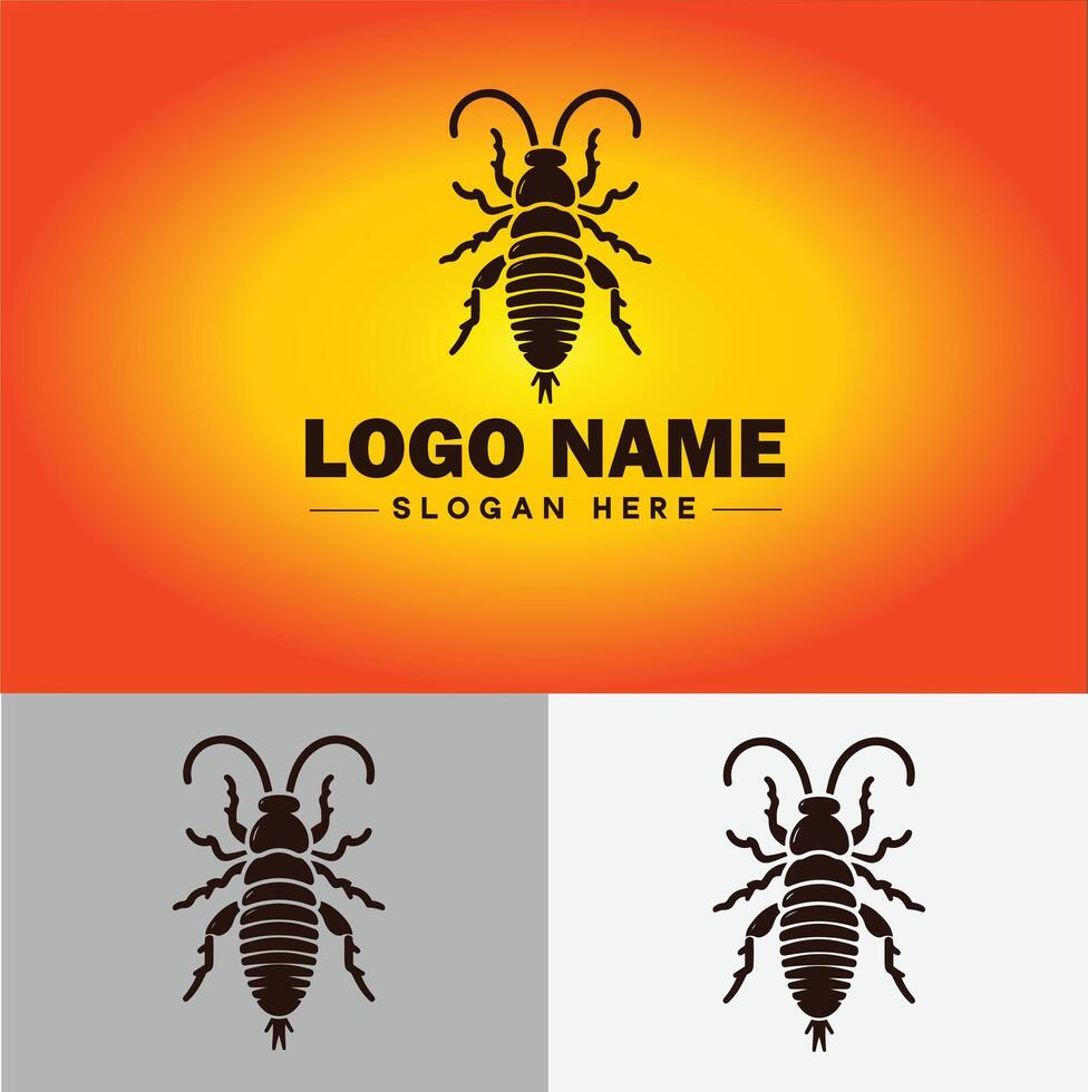 Earwig logo vector art icon graphics for business brand icon earwig logo template