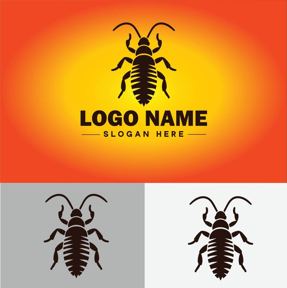 Earwig logo vector art icon graphics for business brand icon earwig logo template
