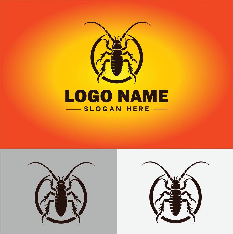 Earwig logo vector art icon graphics for business brand icon earwig logo template