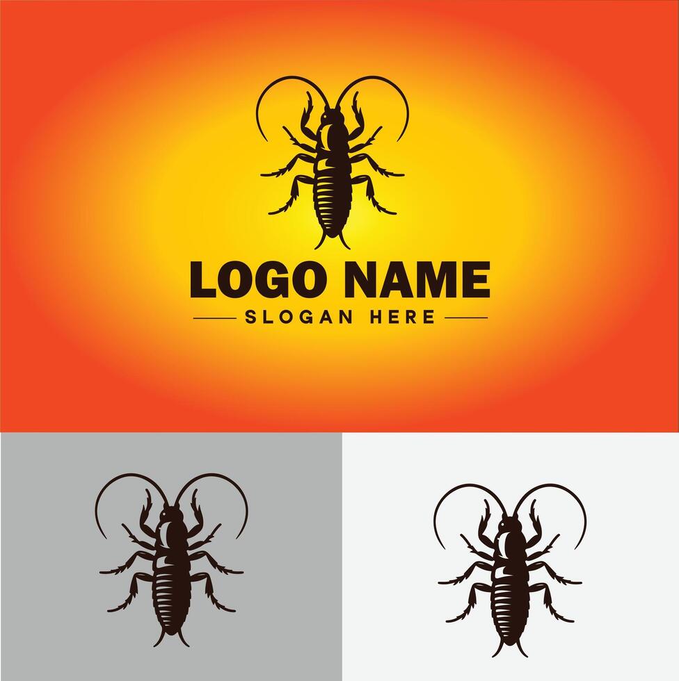 Earwig logo vector art icon graphics for business brand icon earwig logo template