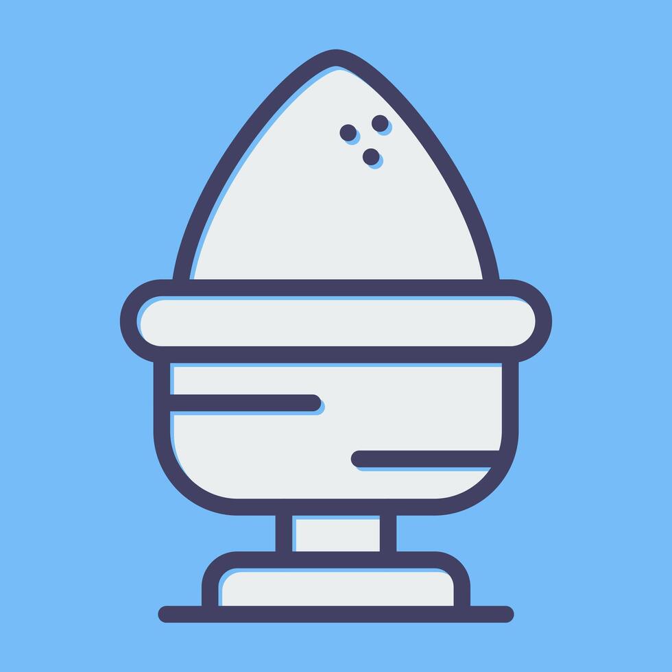 Boiled Egg Vector Icon