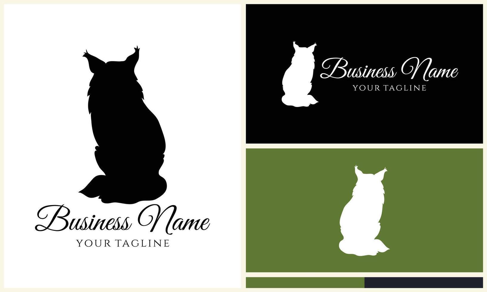 silhouette sheep goat logo template vector