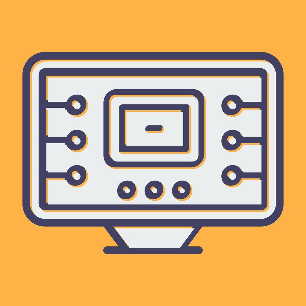 Desktop Vector Icon