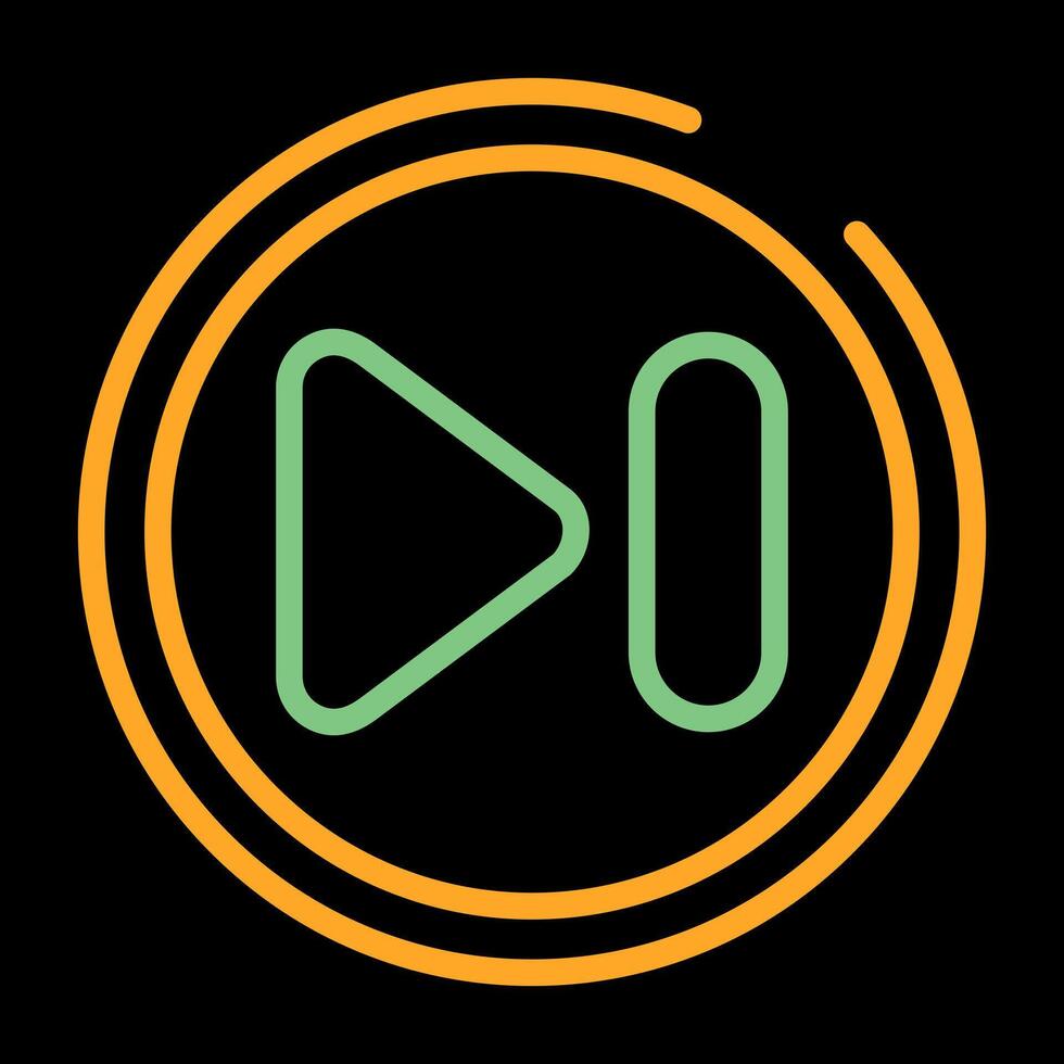 Next Track Button Vector Icon