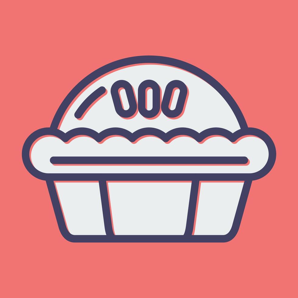 Pie Vector Icon