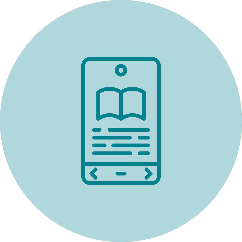 E book Reader Vector Icon