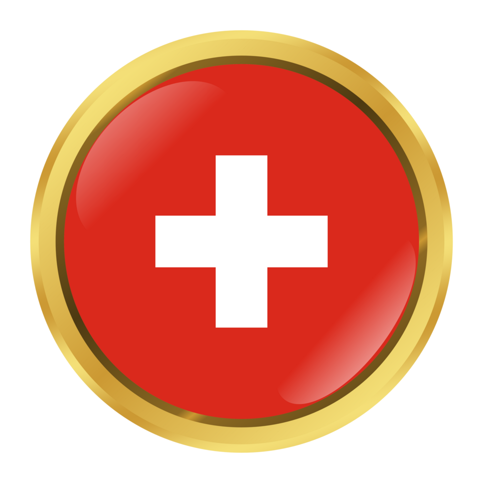 Switzerland Flag Circle Shape png