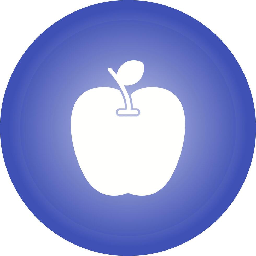 icono de vector de manzana