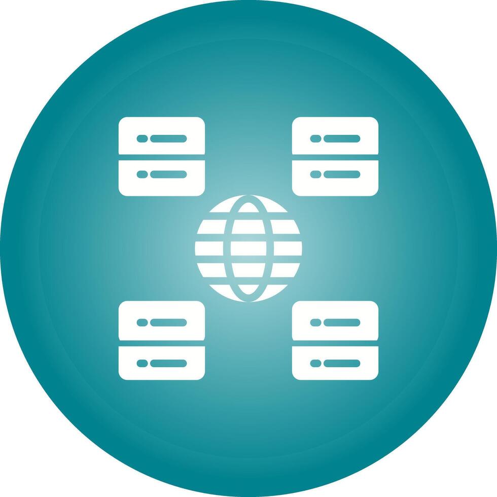 Content Delivery Network Vector Icon