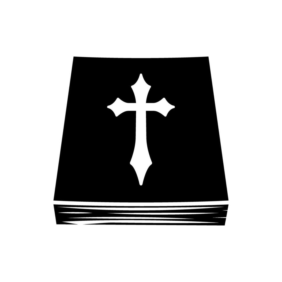 Biblia icono vector. religión ilustración signo. fe símbolo o logo. vector