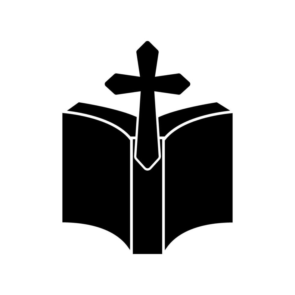 Biblia icono vector. religión ilustración signo. fe símbolo o logo. vector