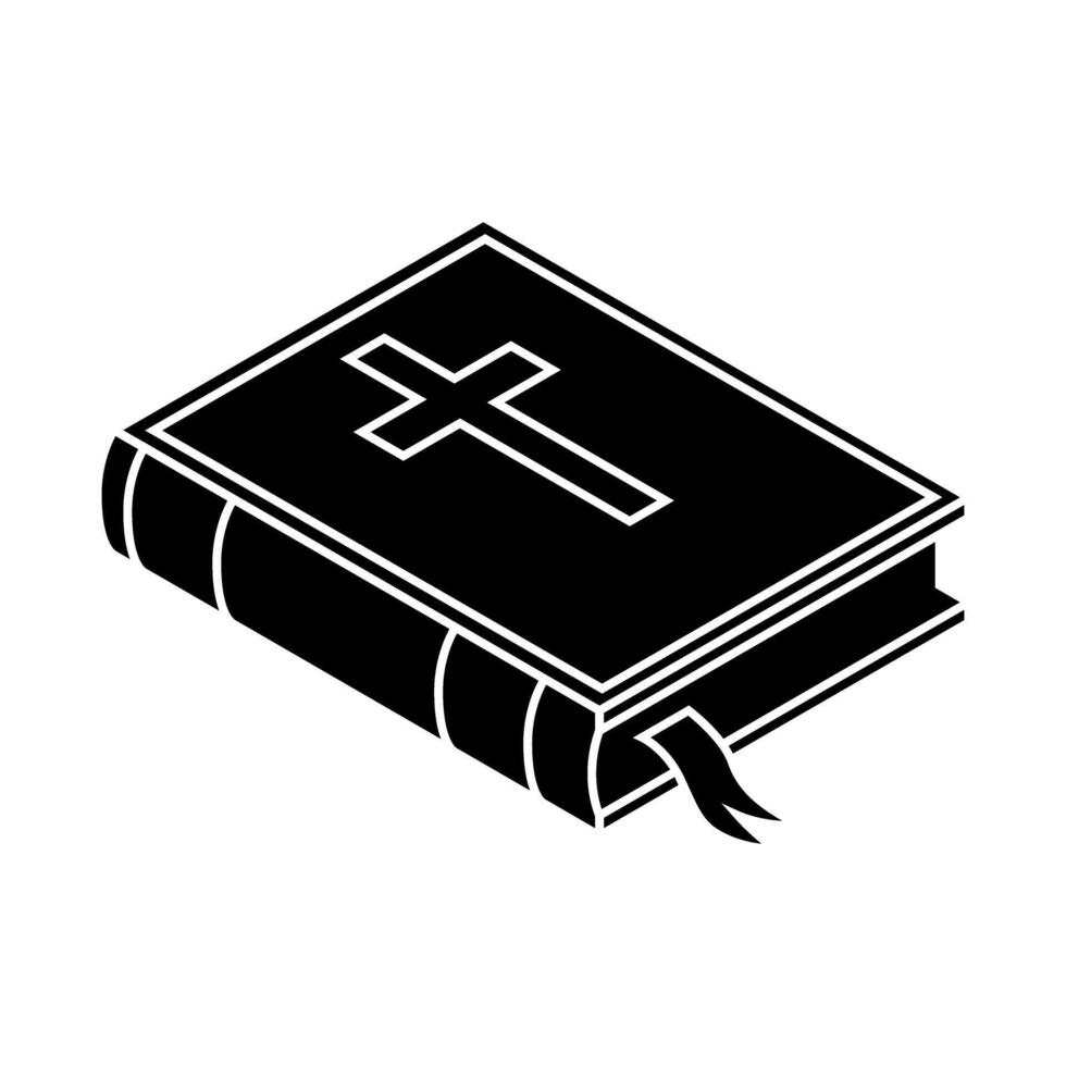 Biblia icono vector. religión ilustración signo. fe símbolo o logo. vector