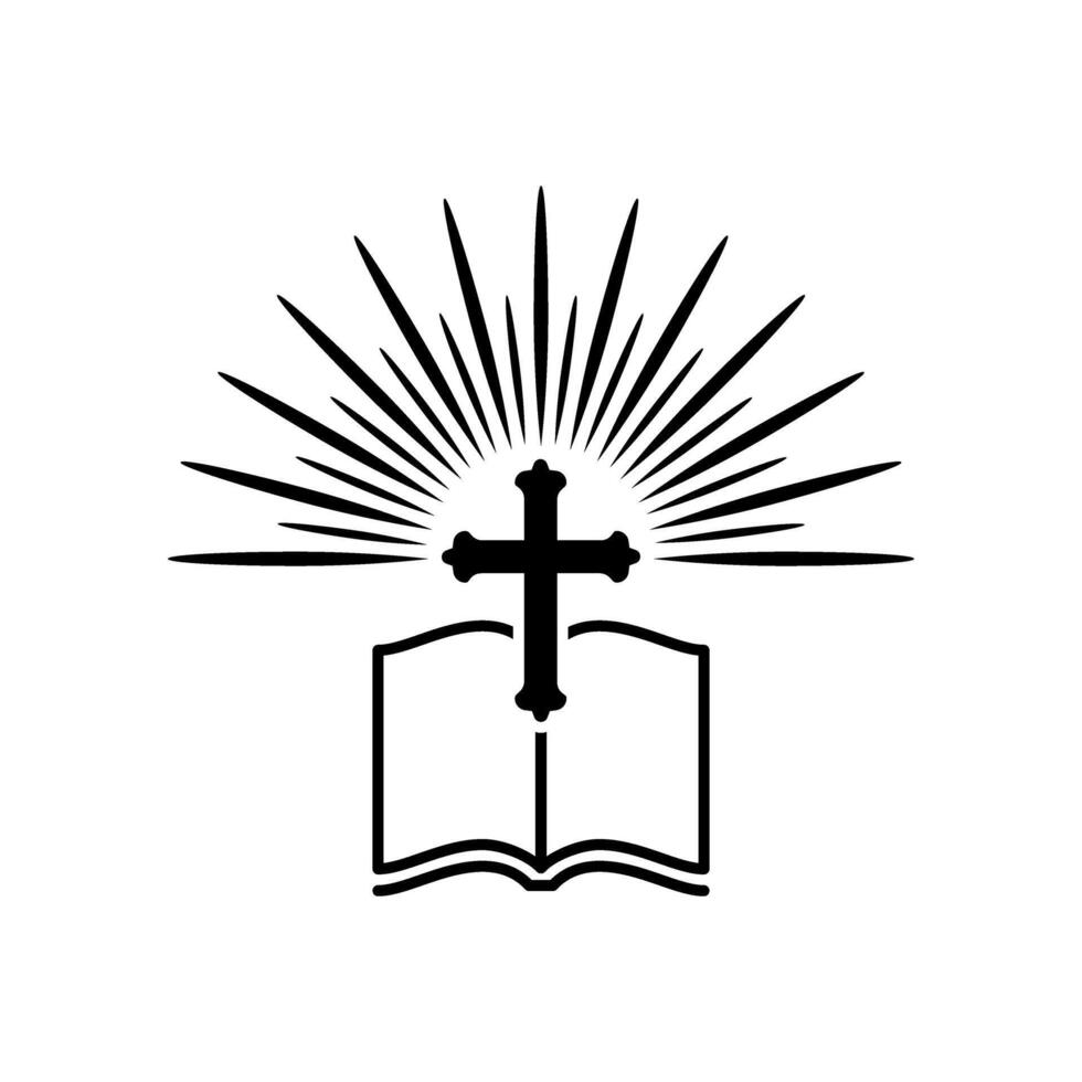 Bible icon vector. Religion illustration sign. Faith symbol or logo. vector