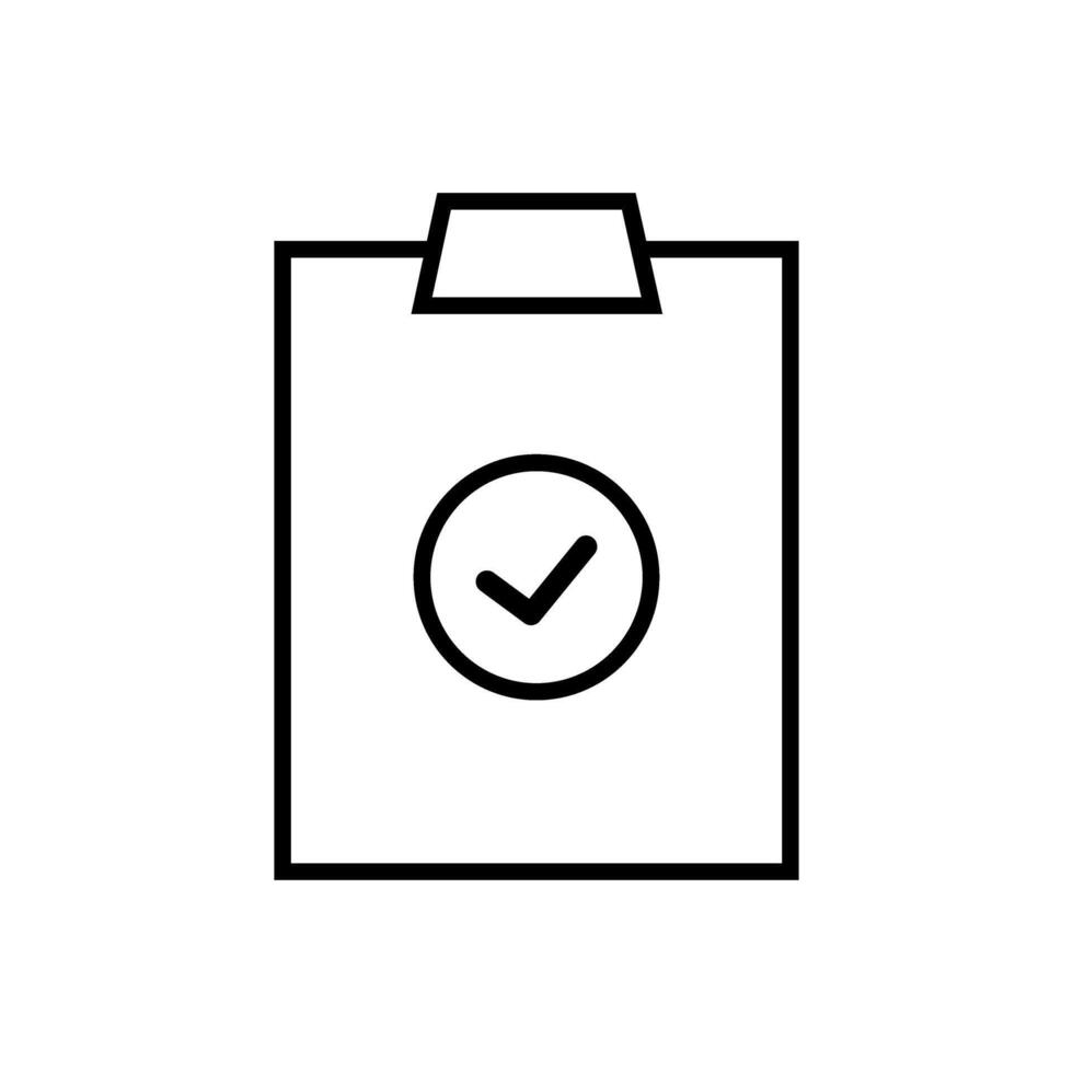 Check mark vector icon. Approval illustration symbol. ok sign or logo.