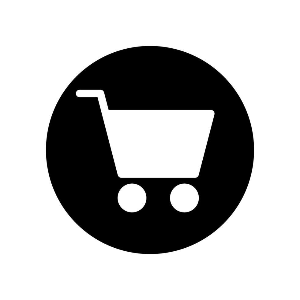 Shopping cart icon vector. Supermarket illustration sign. Shopping symbol or logo. vector