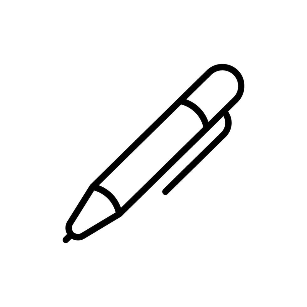 lápiz icono vector. bolígrafo ilustración signo. escribir símbolo o logo. vector