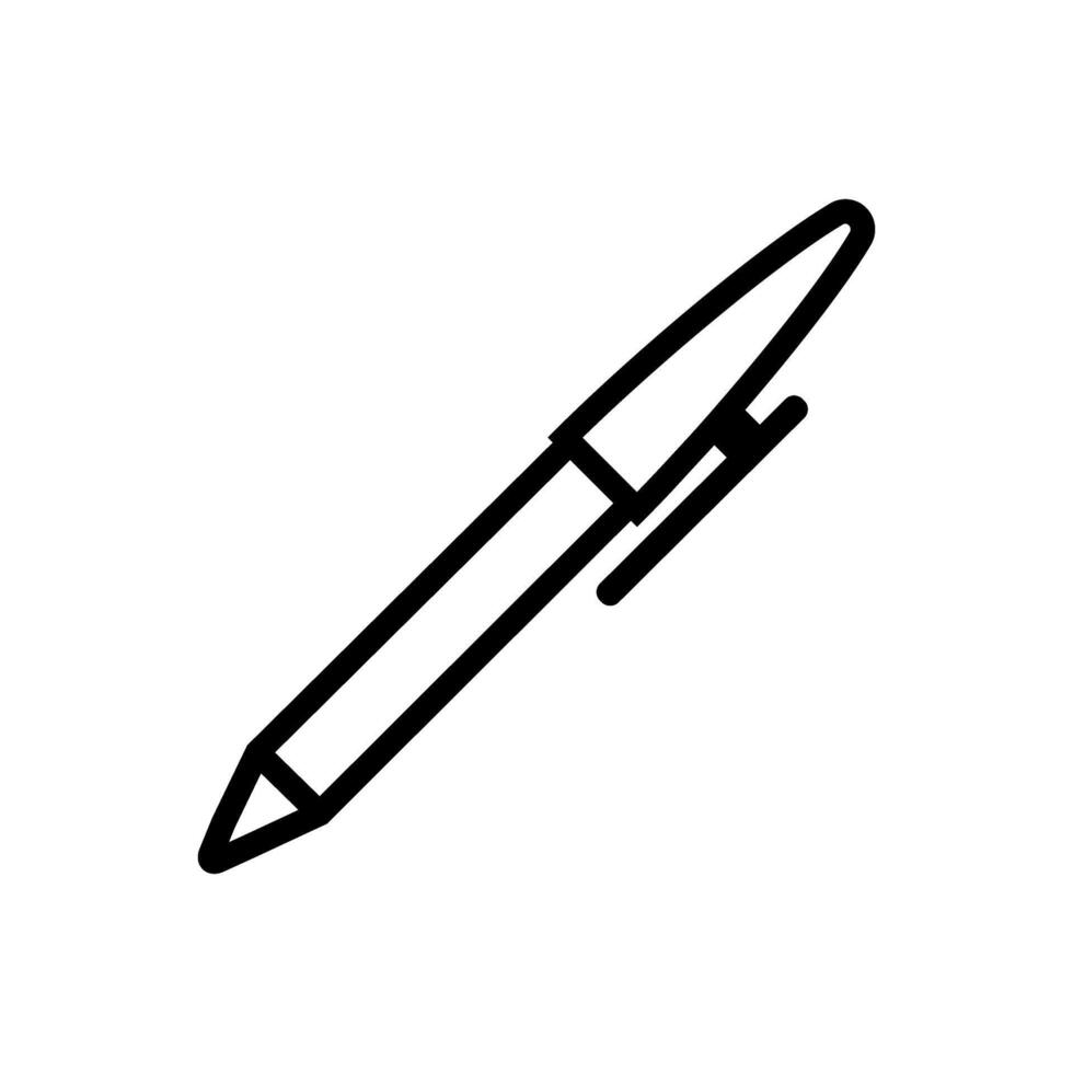 Pencil icon vector. Pen illustration sign. Write symbol or logo. vector