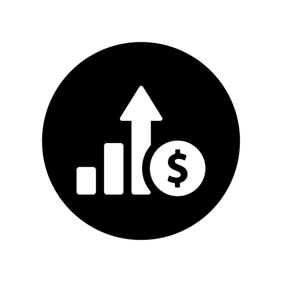 Chart icon vector. analysis illustration sign. analytics symbol or logo. vector