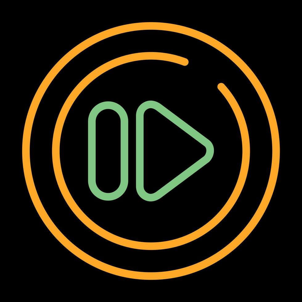 Next Track Circle Vector Icon
