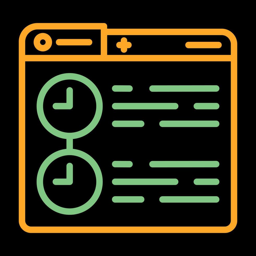Timeline Vector Icon
