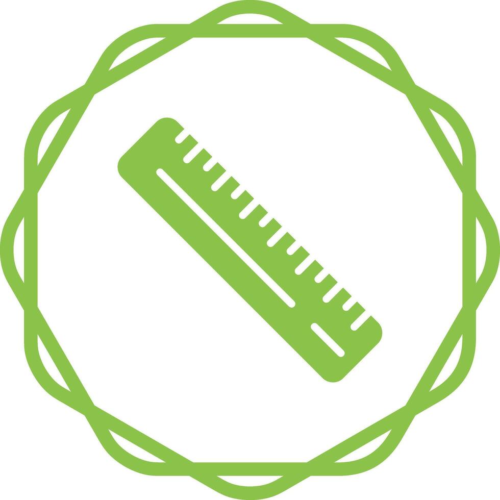 Straight Ruler Vector Icon