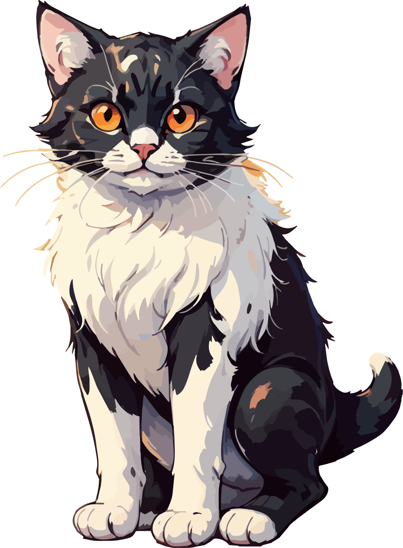 Ai Generated Black Cat With Orange Eyes Image 37912829 Png Ai Generated Black Cat With Orange Eyes Image 37912829 Png