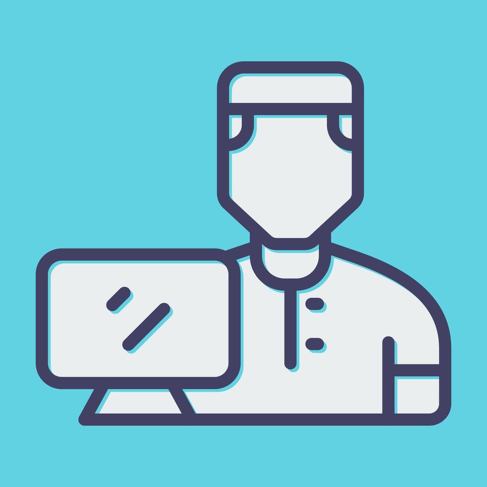 Working Man Vector Icon