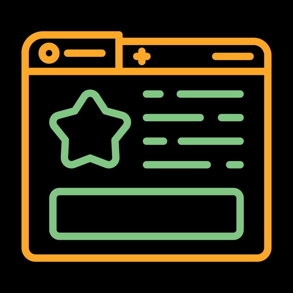 Favourite Page Vector Icon