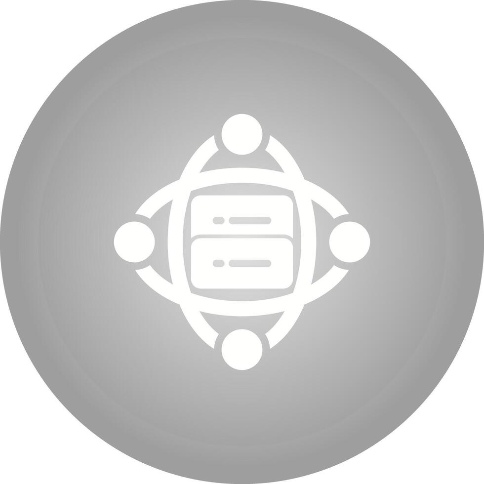 Cluster Server Vector Icon
