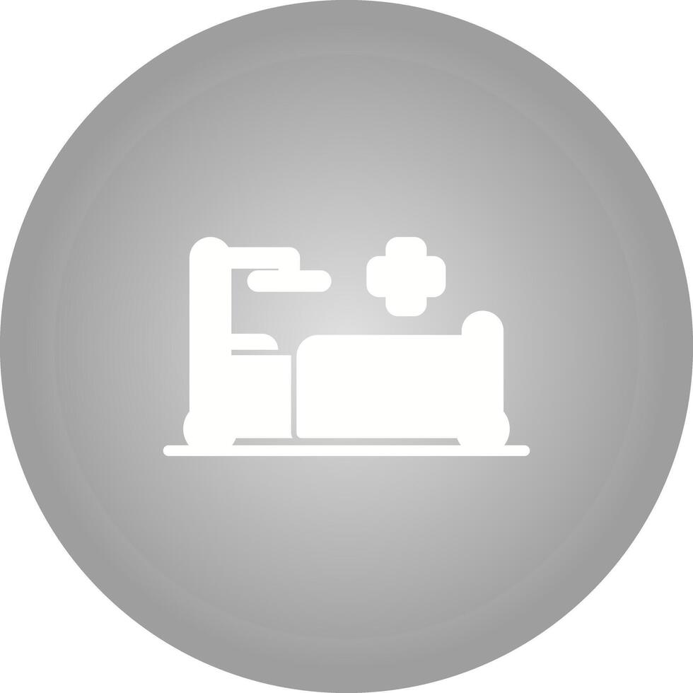 icono de vector de cama