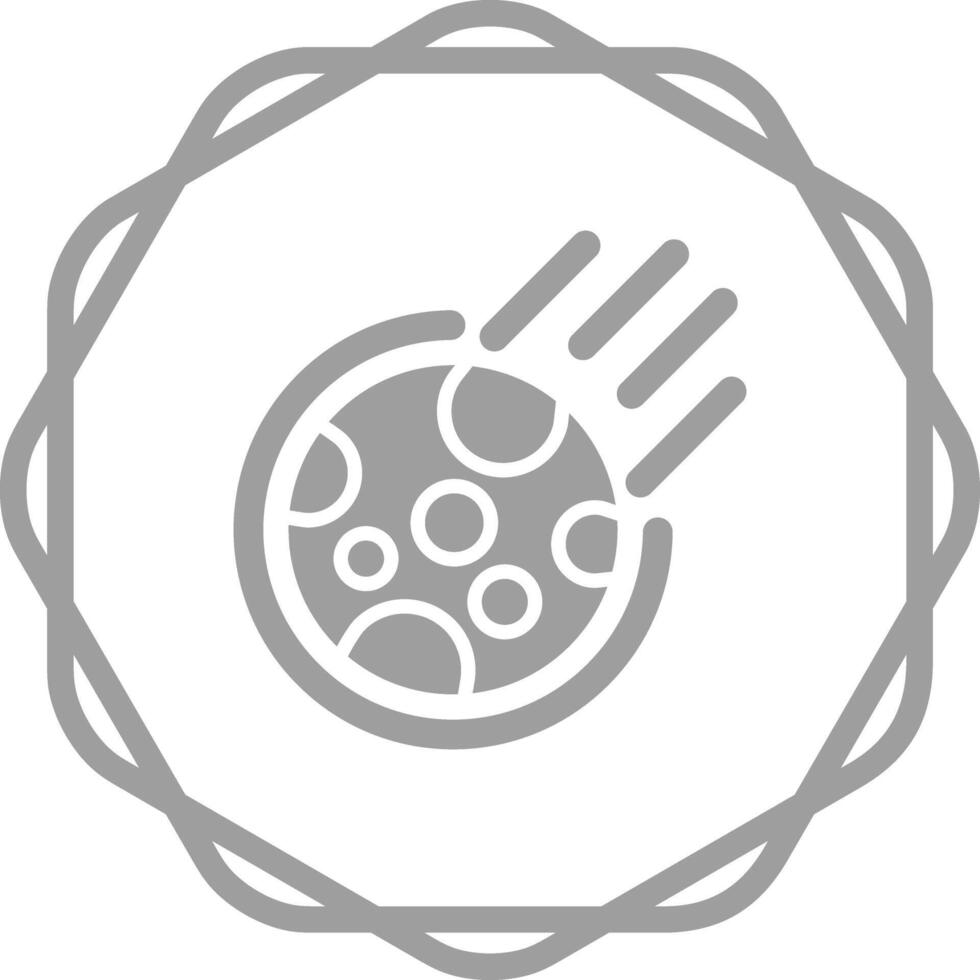 Meteor Vector Icon