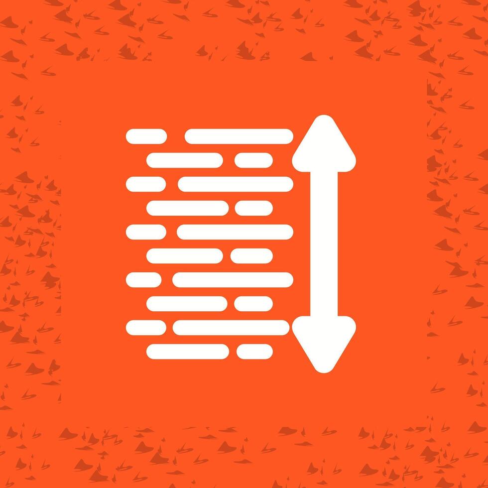 Line Spacing Vector Icon