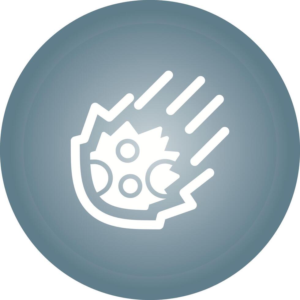 Meteor Vector Icon
