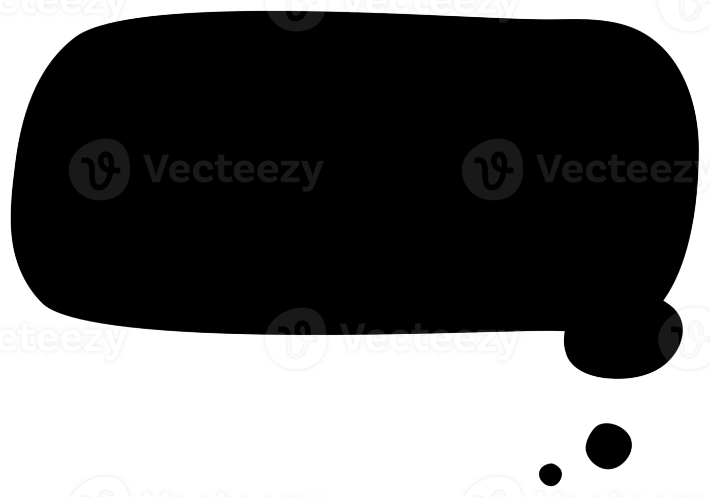 Black color speech bubble balloon icon sticker memo keyword planner text box banner, flat png transparent element design